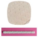 Rolinho de Resina Textura de Folhas Tropicais Mod 3
