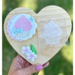 Marcador de Acrilico Cupcake Confeitaria