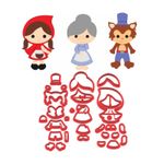 Kit Cortadores da Chapeuzinho Vermelho 6cm