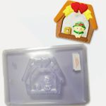 Forma Casa Casinha Com Boneca e Cachorro Simples