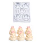 Forma Mini Bolos Detalhados Especial 3 Partes
