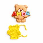 Cortador e Marcador Urso AMOR 7,5cm