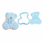 Cortador e Marcador Dia dos Namorados - Urso Sentado 6cm