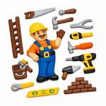 Kit de Marcadores Ferramentas e Construtor 15 Pçs