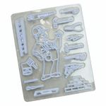 Kit de Marcadores Ferramentas e Construtor 15 Pçs