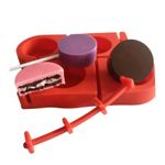 Forma de Silicone Importada Redonda para Pirulitos 4.5cm