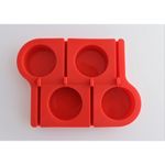 Forma de Silicone Importada Redonda para Pirulitos 4.5cm