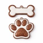 Molde de Silicone Pingentes - Pata e Osso de Cachorro
