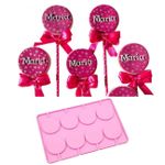 Kit Cortadores Cinderela 5 unid para Decorar doces 5cm