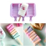 Forma de Silicone Picolé Zig Zag