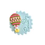 Cortador Páscoa - Coelho no Balão 6,5cm Mod 5