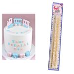 Kit Reguas Alfabeto - Letras Minusculas 1,5cm