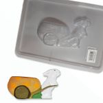 Forma Coelho da Páscoa Com Carroça 1 Cav Simples C-60530