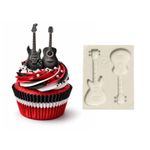 Molde de Silicone Instrumentos Musicais - Violão e Guitarra