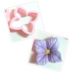 Cortador Flores - Flor 4 Petalas 2,6cm