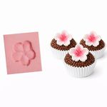 Molde de Silicone Mini Flor Decorar Docinho