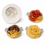Molde de Silicone Flor Rosa Dois Amores