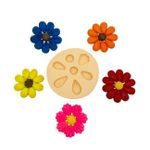 Molde De Silicone Flores Diversas Mod 1