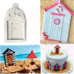 Molde de Silicone Porta da Praia para Decorar