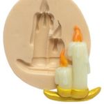 Molde de Silicone Castiçal Velas