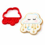 Cortador e Marcador Nuvem Chuva de Amor 5cm