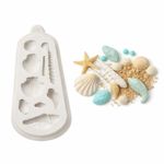 Molde de Silicone Conchas do Fundo do Mar 10 Cav