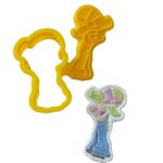 Cortador e Marcador Menina Camponesa 5cm