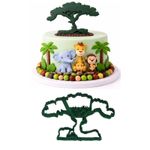 Cortador 3D arvore para decorar bolos