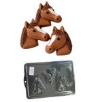 Forma Silhueta de Cavalos 3 Cav Simples