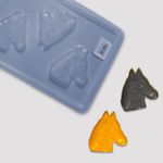 Forma Silhueta de Cavalos 3 Cav Simples