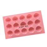 Forma de Silicone Rosas 15 Cavidades