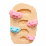 Molde De Silicone Chupetas Chá de Bebê