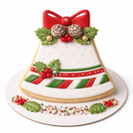 Base em MDF Modelo Sino Natalino Para Decorar Natal Branco