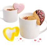 Cortador Coração Xicara Para Decorar Biscoitos 