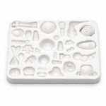 Molde de silicone jardim, abelha, tronco, insetos diversos temas