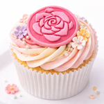 Marcador de Acrilico Rosa para decorar Doces Cupcakes