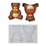 Molde de Silicone Casal de Ursos (Urso e Ursa)
