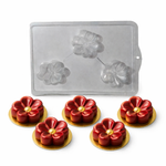 Forma 3 Flores Docinho Simples