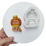 Molde De Silicone Leão Circo Para Decorar Doces