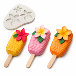 Molde de Silicone 3 Flores 5 Pétalas