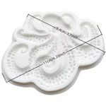 Molde de Silicone Polvo Fundo do Mar para Decorar  9.4cm
