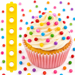 Cortador de Bolinhas Para Fazer Confetes Cupcakes e Bolo