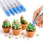 Kit Estecas Pinceis Modelador de Silicone 5 Pçs