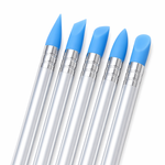 Kit Estecas Pinceis Modelador de Silicone 5 Pçs