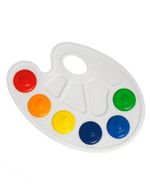 Paleta e Pincel de Pintura Para Decorar Para 10 Cores Paleta 