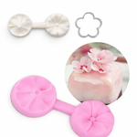 Molde de Silicone Flor Cerejeira + Cortador