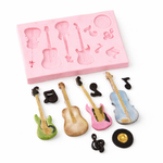 Molde de Silicone Instrumentos Musicais 9 Modelos