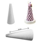 Torre Cone de Isopor Para Doces Donuts e Bombons 1 Un