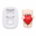Molde de Silicone Urso Ursinho do Amor  para Decorar Doces