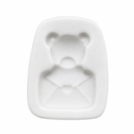Molde de Silicone Urso Ursinho com Carta do Amor para Doces